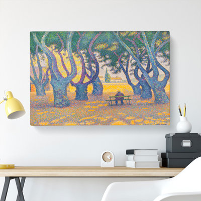 Place Des Lices by Paul Signac - Wrapped Canvas