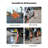 Traffic Delineator Posts 34 in Safety Cones Weighted Base & Chains