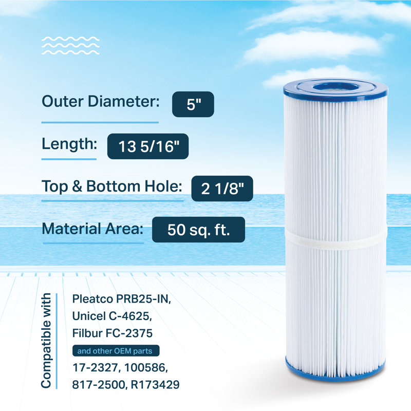 Filtre de remplacement pour piscine Mist