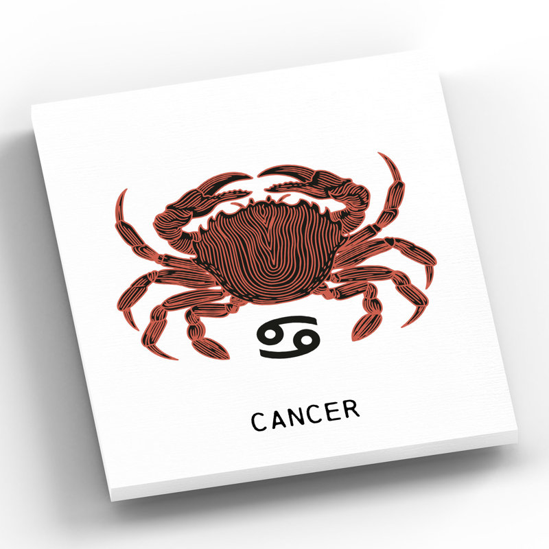 Kana Zodiac Cancer - Print on Wood