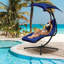Chaise longue suspendue avec support Kaylagh-1224295180
