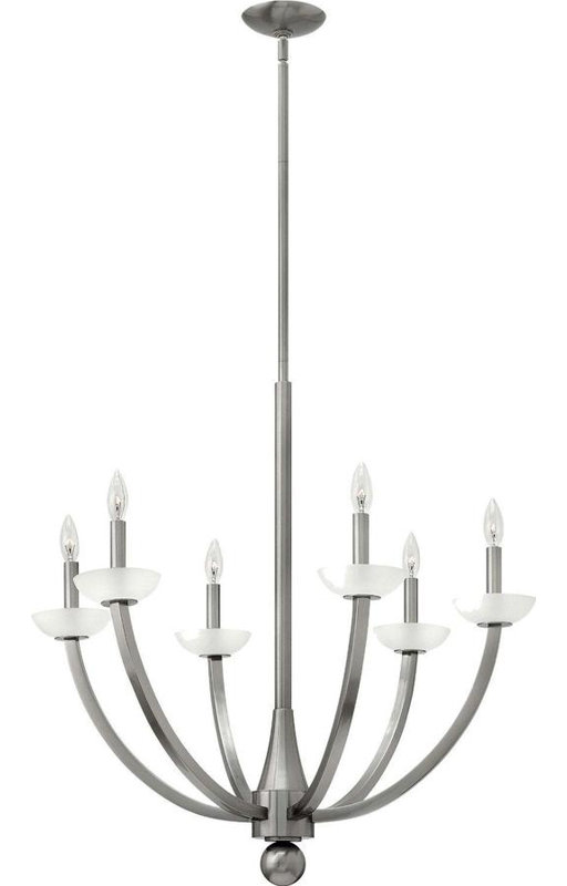 Lustree 6 lumières façon bougie/classique Prisco
