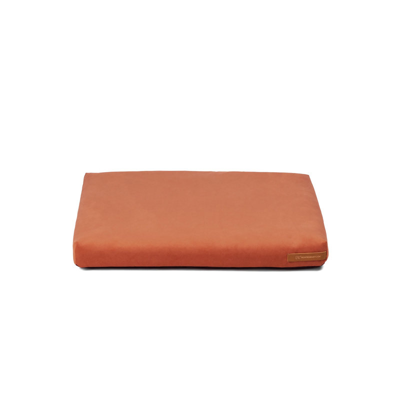Polyester Pet Bed, 8cm H x 90cm W x 110cm D, Orange