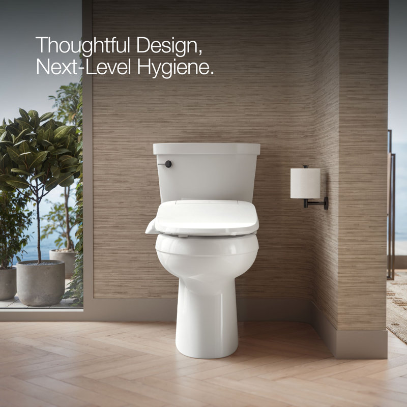C3® Toilet Seat Bidet Elongated Bidet Seat, White