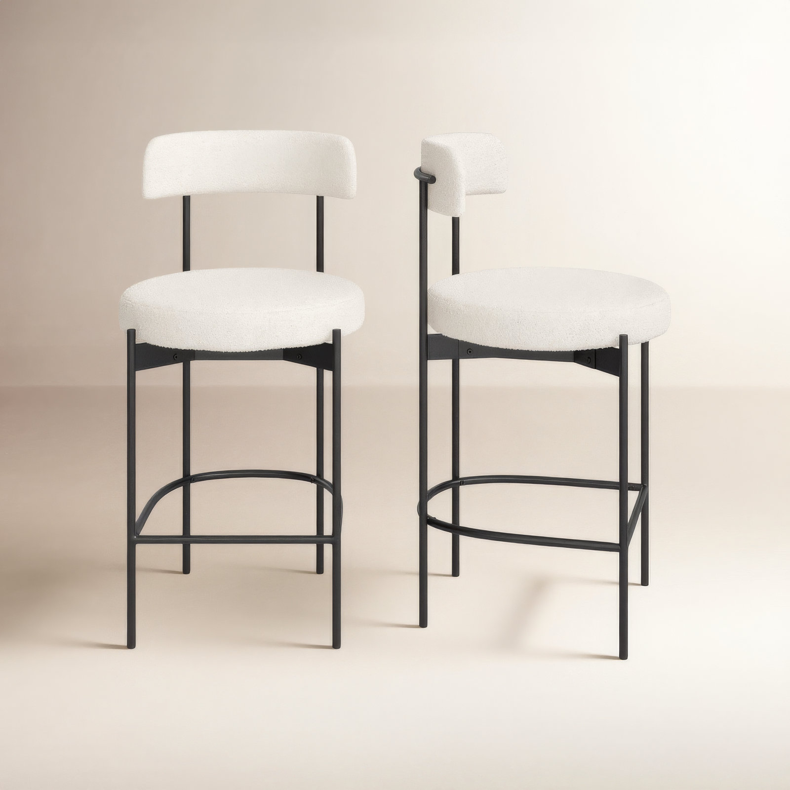 Liana 26.5'' Counter Stool, White