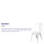 Chaise d'appoint empilable en métal Lily-1653966825