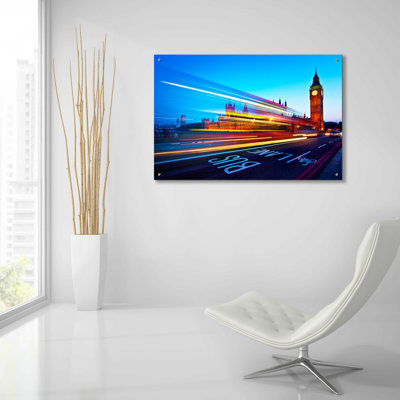 «London Big Ben» par Nina Paponcek, art en verre acrylique Wal