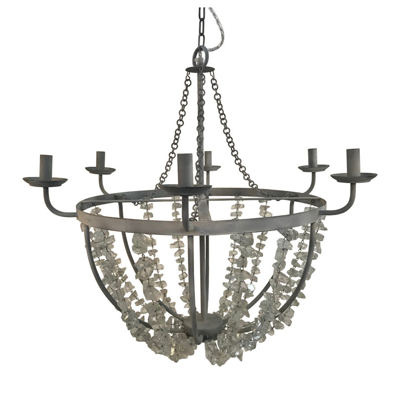 6 - Light Dimmable Empire Chandelier
