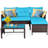 3 - Person Patio Conversation Set with Cushions-535286674