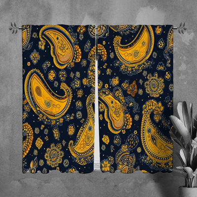 Rideau en polyester 2 pièces Kolyo