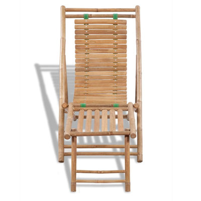 Chaise longue simple en bambou Ridout