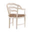 Furniture Classics Maverick Mahogany Rush Seat Arm Chair-1297786635