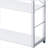 White & Chrome Finish Bookshelf-2018981797