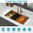 Single Bowl Undermount Workstation Kitchen Sink