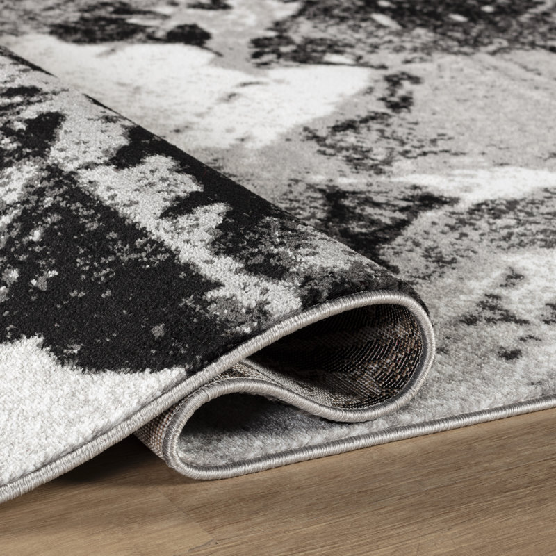Boisey Abstract Area Rug, Rectangle 120 x 170cm