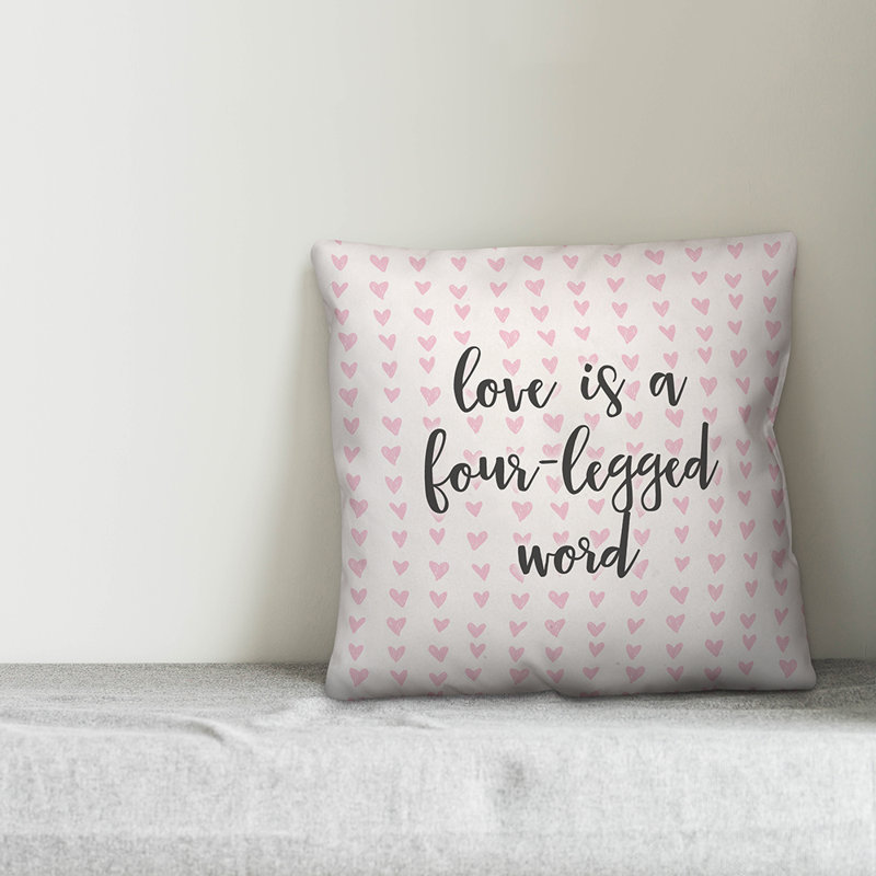  Coussin Love, Coussin décoratif