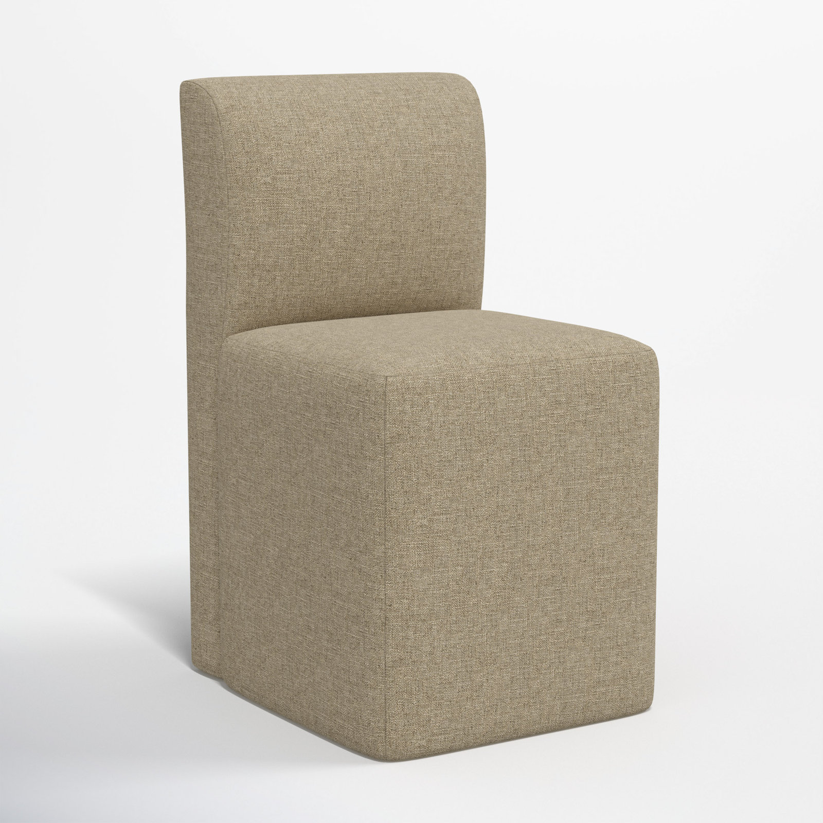 Mendy Side Chair, Zuma Natural Textured Linen
