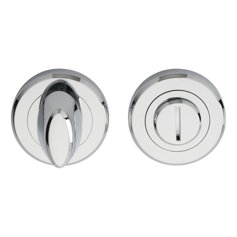Serozzetta Turn and Release 2 Piece Rose Set, Polished Chrome