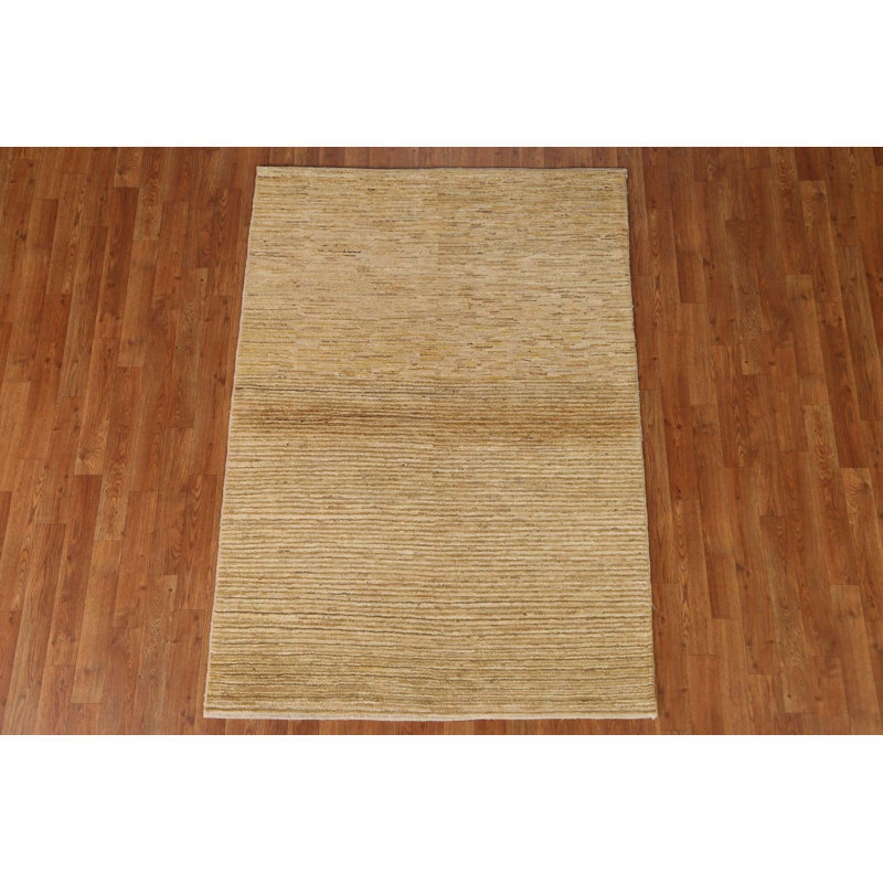 Striped Gabbeh Oriental Area Rug 4x6