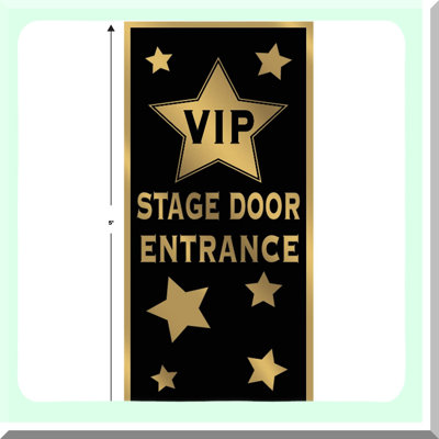 VIP Stage Door Entrance Door Cover for Parties