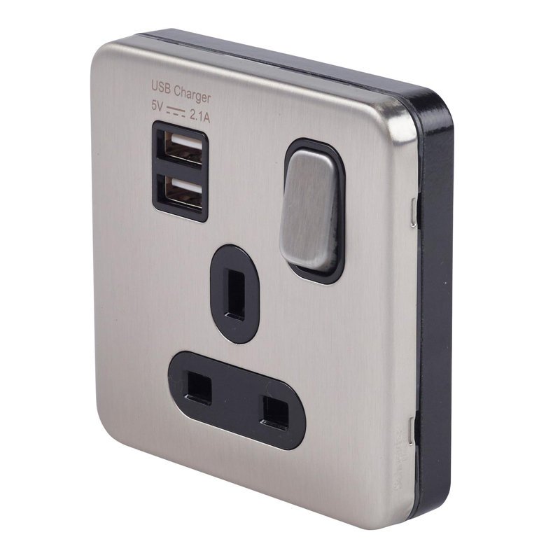 Lisse Screwless Mounting Socket
