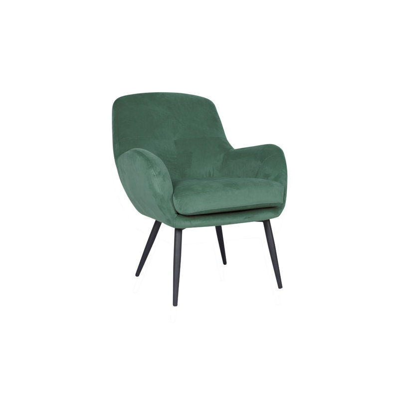 Upholstered Side Chair, Emerald