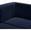 Canapé modulaire réversible en velours de 85,5 po de largeur Enson-743019088