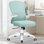 Chaise de travail en filet avec accoudoirs réglables et soutien lombaire 