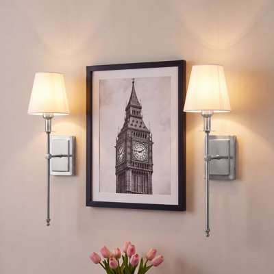 1-Light Iron Hardwired Wallchiere