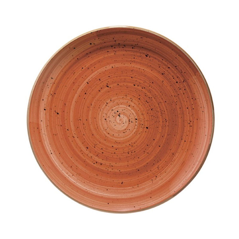 Assiette plate 10,5 ", Orangé