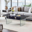 Table basse à plateau relevable avec rangement