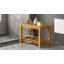 Bamboo Shower Bench Seat with Storage Shelf-1594284441