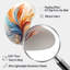 Liadan - forme de flèche en plumes - art mural métallique asymétrique-109633105
