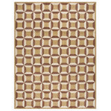 Hand Hooked Wool Geometric Area Rug