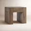 Solid Wood Sled End Table-93055602