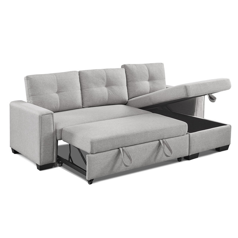 Moomal Upholstered 91.7'' Sofa, Velvet Light Gray