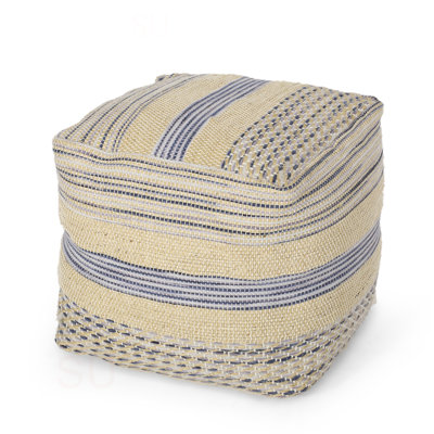 Western Handcrafted Fabric Pouf