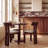 Keokuk Boucle Seat Dining Chair-1235090372