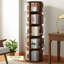Bibliothèque standard en bois massif Nut-Brown