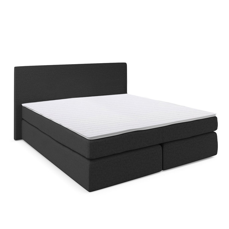 Jaquae Upholstered Bed with Mattress, Super King (6')