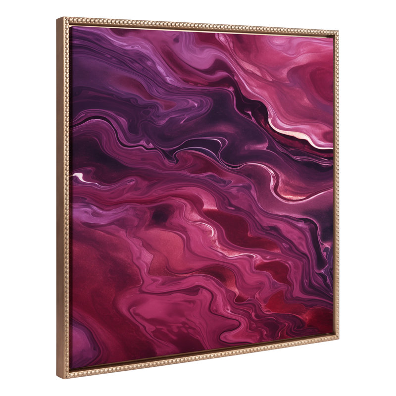 Abstract Landscape Framed Canvas Wall Art