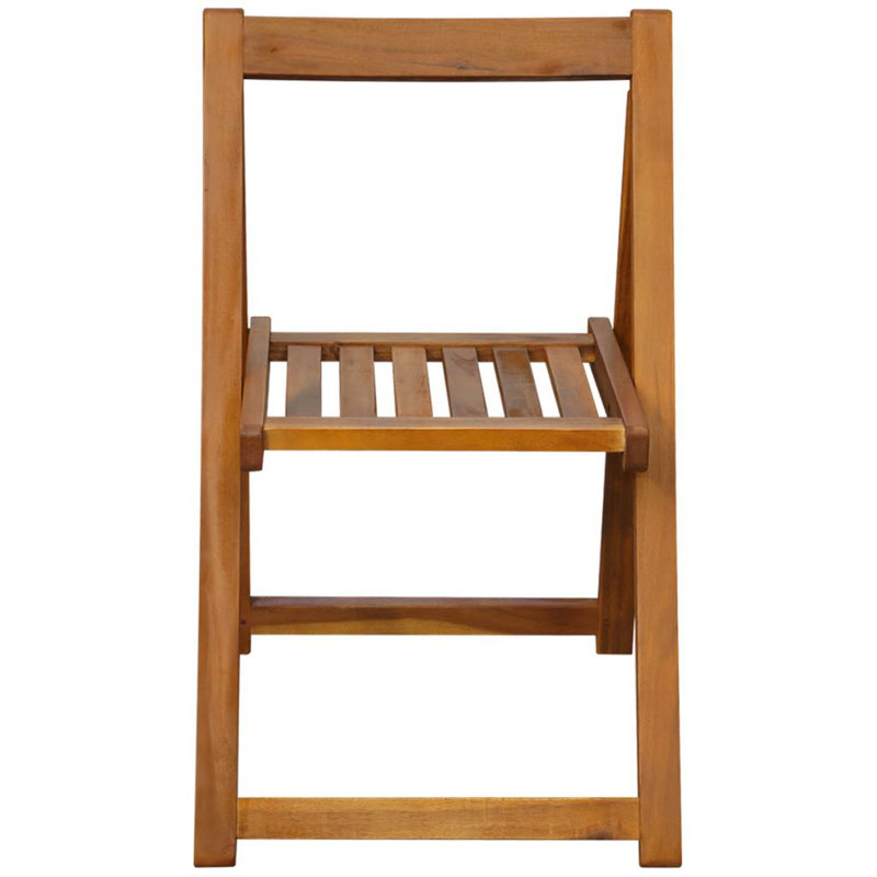 Folding Patio Chairs Solid Acacia Wood