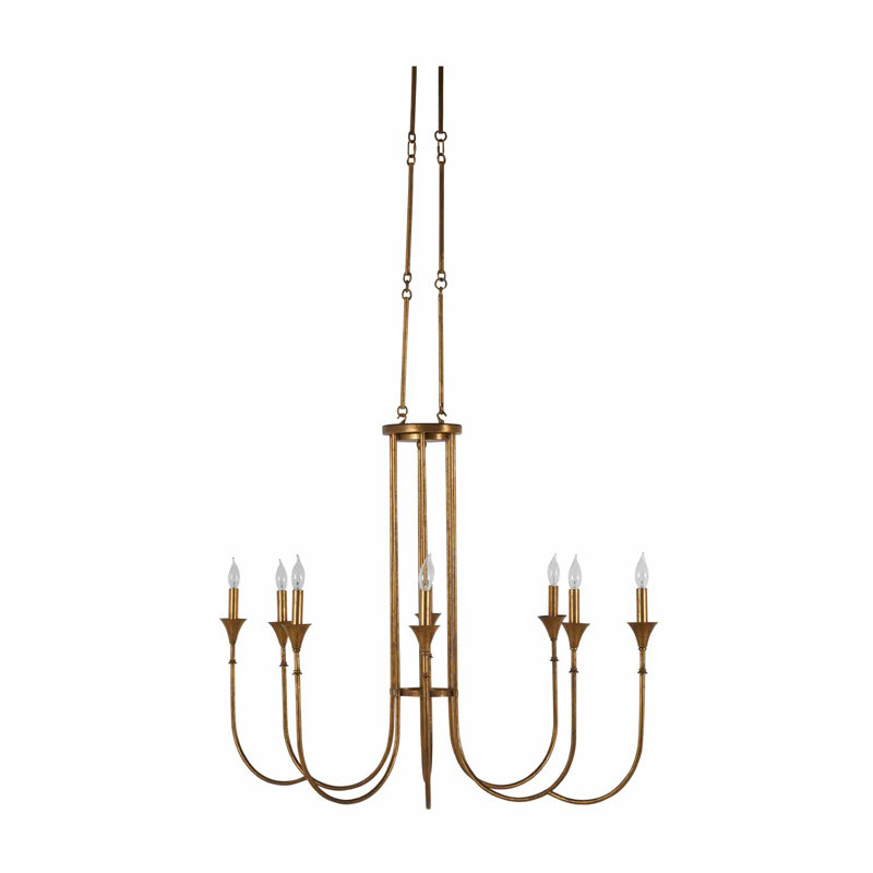 Kathleen 8 - Light Candle Style Chandelier