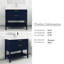 Meuble-lavabo simple 35,9 po avec plateau en résine Tarran-1013522108-1013522109