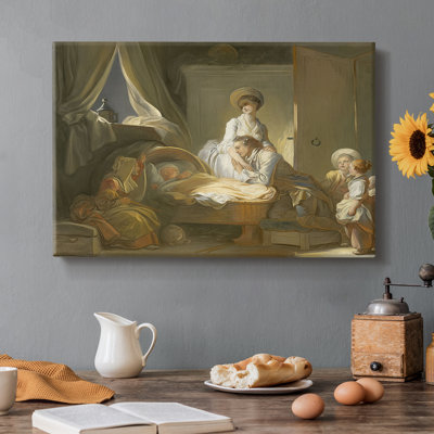 The Visit to the Nursery-Jean-Honoré Fragonard-Gallery Wrapped Canvas-c. 1775