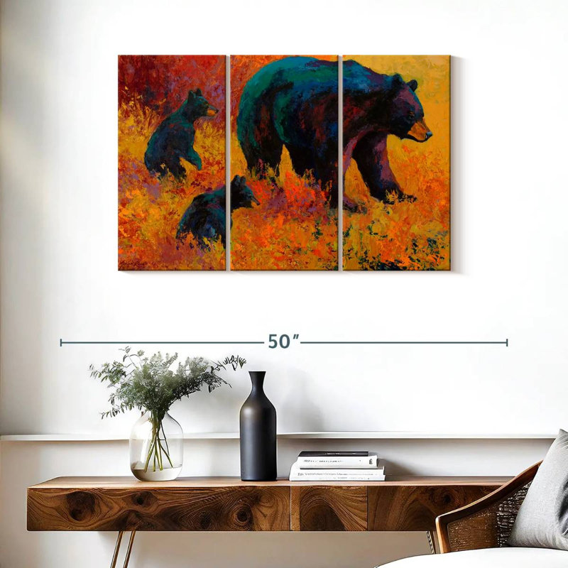Brampt Double Trouble Black Bear, 24" H x 38" W
