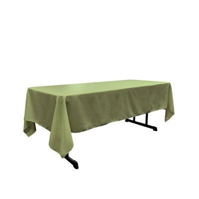 Fisher Rectangular Stain-Resistant Polyester Tablecloth