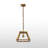 1 - Light LED Caged Pendant