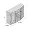 Hempstead 120cm Bar Cabinet