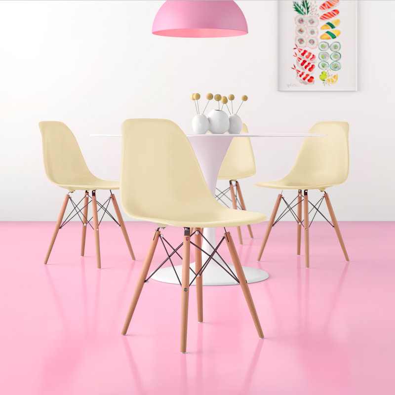 17.5'' H Side Chair, Cream